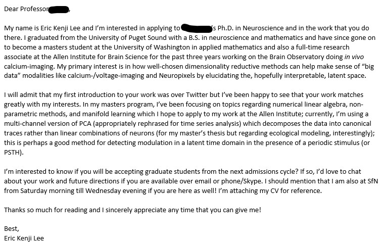 Sample PI email, 3