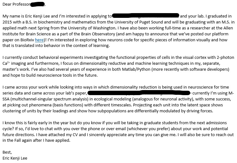 Sample PI email, 4